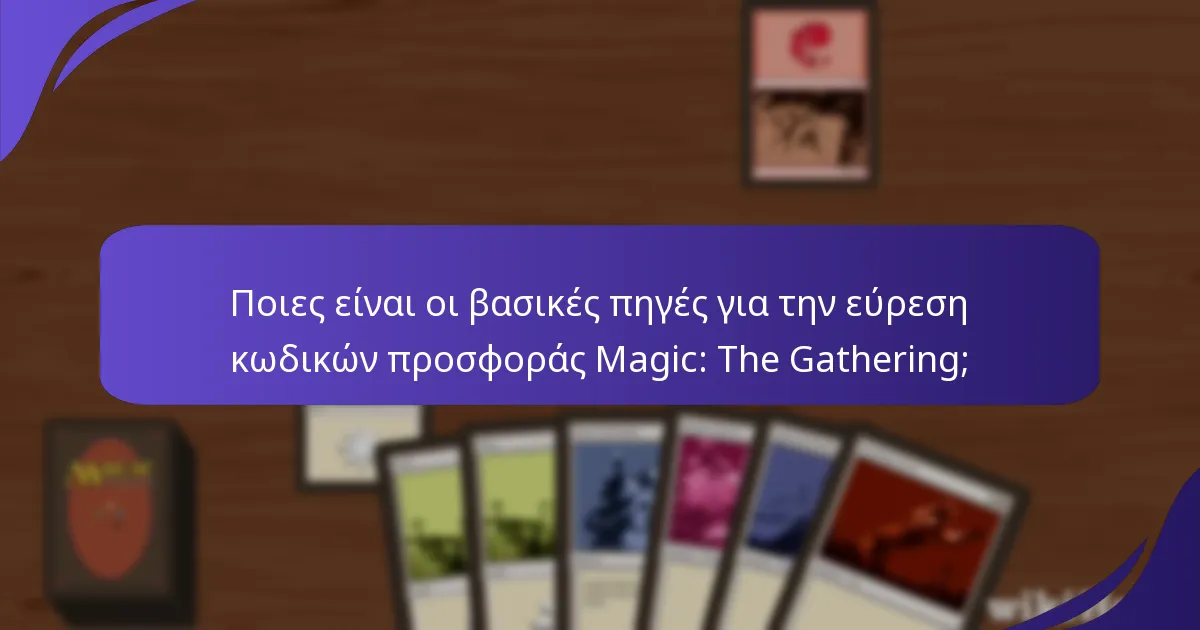 Ποια είναι τα οφέλη από τη χρήση κωδικών προσφοράς Magic: The Gathering;